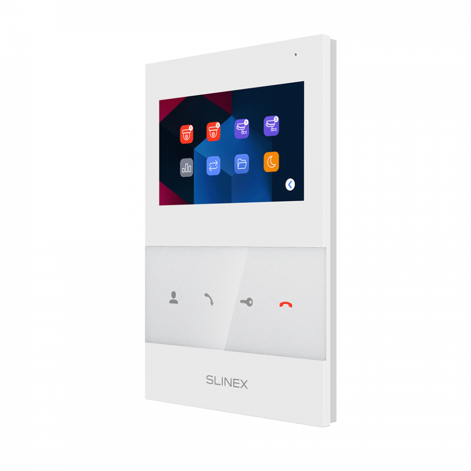 ★ Ultra-thin video intercom Slinex SQ-04 with internal power supply unit 