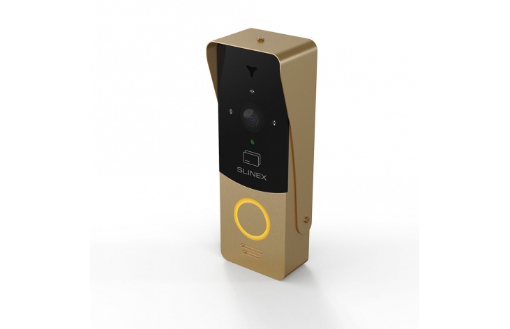 Slinex ML-20CR HD (gold + black) outdoor panel with AHD/CVBS support and ID card reader