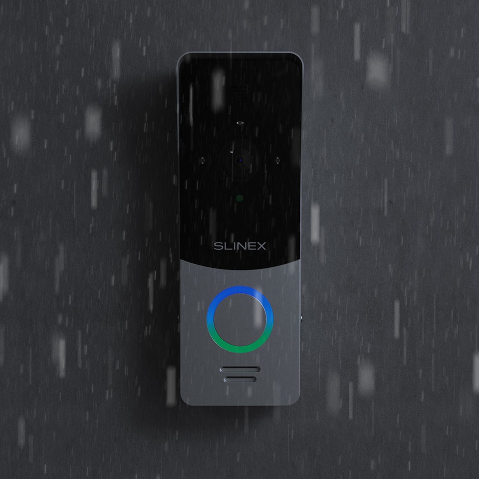 Slinex ML-20HD (silver + black) Individual outdoor panel with AHD/CVBS support