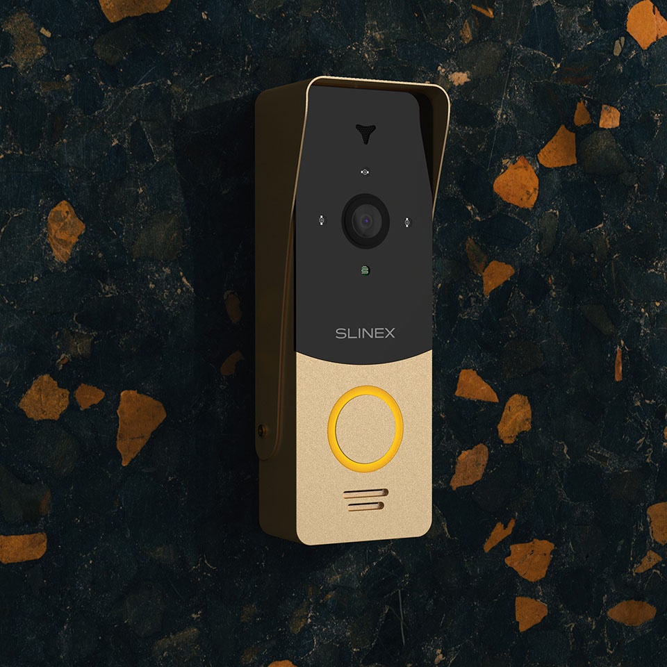 Slinex ML-20HD (gold + black) Individual outdoor panel with AHD/CVBS support